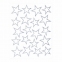 Украшение для окон и стекла ЗОЛОТАЯ СКАЗКА "Звезды 2", 25,8х33,5 см, ПВХ, 591256 - 1