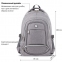 Рюкзак BRAUBERG HIGH SCHOOL универсальный, 3 отделения, "Туман", светло-серый, 46х31х18 см, 270762 - 1