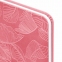 Еженедельник датированный 2023 МАЛЫЙ ФОРМАТ 95х155 мм А6, BRAUBERG "Foliage", под кожу, розовый, 113981 - 4