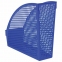 Лоток вертикальный для бумаг STAFF "Profit", 270х100х250 мм, сетчатый, полипропилен, синий, 237250 - 2
