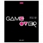 Тетрадь А5 48 л. HATBER скоба, клетка, обложка картон, "Game over" (5 видов в спайке), 48Т5В1 - 3