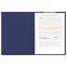Папка-планшет STAFF "EVERYDAY", А4 (230х314 мм), с прижимом и крышкой, картон/бумвинил, РОССИЯ, синяя, 229054 - 6