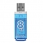 Флеш-диск 8 GB, SMARTBUY Glossy, USB 2.0, синий, SB8GBGS-B - 1