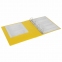 Папка на 4 кольцах с передним прозрачным карманом BRAUBERG, картон/ПВХ, 65 мм, желтая, до 400 листов, 223533 - 7