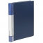 Папка 40 вкладышей BRAUBERG "Contract", синяя, вкладыши-антиблик, 0,7 мм, бизнес-класс, 221777 - 1