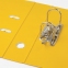 Папка-регистратор BRAUBERG с двухсторонним покрытием из ПВХ, 70 мм, желтая, 222650 - 5