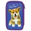 Пенал ПИФАГОР, 3 отделения, ламинированный картон, "Little Dog", 19х11 см, 229214 - 4