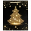 Пакет подарочный новогодний 26,5x12,7x33 см ЗОЛОТАЯ СКАЗКА "Midnight Christmas Tree", глиттер, 608230 - 1