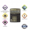 Калькулятор настольный BRAUBERG EXTRA-12-BKOL (206x155 мм), 12 разрядов, двойное питание, ЧЕРНО-ОЛИВКОВЫЙ, 250471 - 2