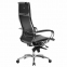 Кресло офисное МЕТТА "SAMURAI" Lux 2, рецик. кожа, регулируемое сиденье, черное - 3