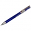 Ручка шариковая масляная с грипом STAFF "Chrome", СИНЯЯ, корпус синий, хромированные детали, узел 0,7 мм, линия 0,35 мм, 142984 - 4