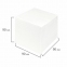 Блок для записей STAFF проклеенный, куб 9х9х9 см, белый, белизна 90-92%, 129204 - 4
