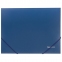 Папка на резинках BRAUBERG, стандарт, синяя, до 300 листов, 0,5 мм, 221623 - 1