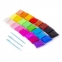 Пластилин супер лёгкий воздушный застывающий 24 цвета, 240 г, 3 стека, ЮНЛАНДИЯ, 105906 - 2