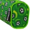 Пенал-косметичка BRAUBERG для учеников начальной школы, зеленый, футбольные мячи, 21х6х8 см, 223907 - 8