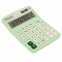 Калькулятор настольный BRAUBERG EXTRA PASTEL-12-LG (206x155 мм), 12 разрядов, двойное питание, МЯТНЫЙ, 250488 - 5