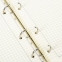 Тетрадь на кольцах А5 (180х220 мм), 120 листов, под кожу, клетка, BRAUBERG "Main", коричневый, 401710 - 5