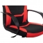 Кресло компьютерное BRABIX "Alpha GM-018", ткань/экокожа, черное/красное, 532637, GM-018_532637 - 9