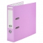 Папка-регистратор BRAUBERG PASTEL ламинированная, 75 мм, цвет лиловый, 271837 - 1