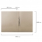 Скоросшиватель картонный мелованный ОФИСМАГ, гарантированная плотность 320 г/м2, белый, до 200 листов, 127820 - 7