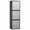 Шкаф металлический для документов AIKO "SL-150/3Т" ГРАФИТ, 1490х460х340 мм, 37 кг, S10799153502 - 2
