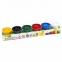 Пластилин-тесто для лепки BRAUBERG KIDS, 6 цветов, 300 г, яркие классические цвета, крышки-штампики, 106718 - 1