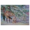 Картина стразами (алмазная мозаика) 40х50 см, ОСТРОВ СОКРОВИЩ "Девочка в лесу", без подрамника, 662578 - 1