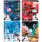 Тетрадь А5 80 л. BRAUBERG, гребень, клетка, обложка картон, "Anime Cats" (микс в спайке), 404415 - 1