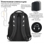 Рюкзак BRAUBERG URBAN универсальный, с отделением для ноутбука, серый/черный, 46х30х18 см, 270751 - 3