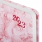 Ежедневник датированный 2023 А5 138x213 мм BRAUBERG "Marble", под кожу, розовый, 114019 - 4