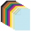 Цветная бумага А4 ТОНИРОВАННАЯ В МАССЕ, 100 листов 10 цветов, склейка, 80 г/м2, BRAUBERG, 210х297 мм, 124715 - 1