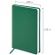 Ежедневник недатированный А5 (138х213 мм) BRAUBERG "Select", балакрон, 160 л., зеленый, 123431 - 1