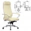 Кресло офисное МЕТТА "SAMURAI" KL-1.04, экокожа, бежевое - 1