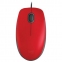 Мышь проводная LOGITECH M110,USB, 2 кнопки+1 колесо-кнопка, оптическая, красная, 910-005489 - 1