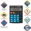 Калькулятор настольный BRAUBERG ULTRA COLOR-12-BKBU (192x143 мм), 12 разрядов, двойное питание, ЧЕРНО-ГОЛУБОЙ, 250497 - 2