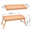 Столик поднос БАМБУКОВЫЙ складной для завтрака/ноутбука (50х30х24 см), DASWERK, 607870 - 1