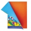 Цветная бумага А4 2-сторонняя офсетная, 32 листа 16 цветов, на скобе, BRAUBERG, 200х280 мм, "Фламинго", 113541 - 1