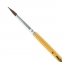 Кисть ПИФАГОР, ПОНИ, круглая, № 4, деревянная лакированная ручка, с колпачком, 200833 - 2