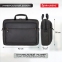 Сумка-портфель BRAUBERG "Pragmatic" с отделением для ноутбука 15-16", серо-черная, 30х42х8 см, 270827 - 1