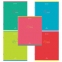 Тетрадь А5 48 л. BRAUBERG скоба, линия, обложка картон, "Magical Colors" (микс в спайке), 404385 - 1