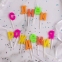 Свечи-буквы для торта на шпажках "С Днем рождения", 13 шт., 3 см, ЗОЛОТАЯ СКАЗКА, 591462 - 9