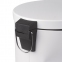 Ведро-контейнер для мусора (урна) с педалью LAIMA "Classic", 12 л, белое, глянцевое, металл, со съемным внутренним ведром, 604948 - 8