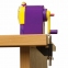 Точилка механическая ЮНЛАНДИЯ "Лабиринт", для чернографитных и цветных карандашей, крепление к столу, корпус фиолетовый, 228478 - 6
