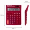 Калькулятор настольный STAFF STF-444-12-WR (199x153 мм), 12 разрядов, двойное питание, БОРДОВЫЙ, 250465 - 1