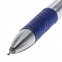 Ручка шариковая масляная с грипом STAFF "Profit", СИНЯЯ, корпус прозрачный, 0,7 мм, линия письма 0,35 мм, 142982 - 2