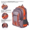 Рюкзак BRAUBERG "SpeedWay 2", 25 л, размер 46х32х19 см, ткань, серо-оранжевый, 224448 - 2