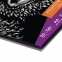 Скетчбук, черная бумага 120 г/м2, 205х290 мм, 20 л., гребень, жёсткая подложка, BRAUBERG ART DEBUT, 110995 - 5