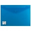 Папка-конверт с кнопкой BRAUBERG, А4, до 100 листов, непрозрачная, синяя, СВЕРХПРОЧНАЯ 0,2 мм, 221362 - 1