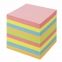 Блок для записей BRAUBERG в подставке прозрачной, куб 9х9х9 см, цветной, 122225 - 2
