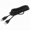 Кабель USB 2.0 AM-BM, 3 м, SONNEN Premium, медь, для подключения принтеров, сканеров, МФУ, плоттеров, экранированный, черный, 513129 - 1